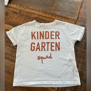 Minimalist Folk Co, Kindergarten Squad tshirt, 4/5